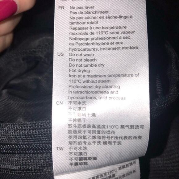 Sandro Paris Mabel Linen Blend Button Embellished Dress Black Size 34 NWOT - Picture 10 of 10